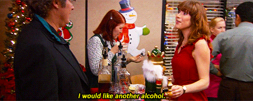 the-office-ellie-kemper-alcohol-gif